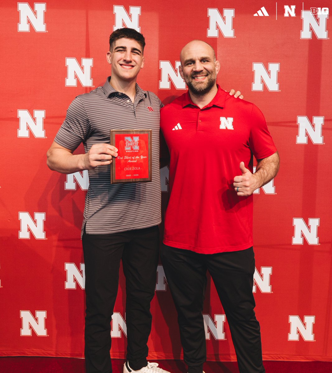 HuskerWrestling's tweet photo. Redshirt of the Year: @CadeZiola https://t.co/jLFhFk9gd4