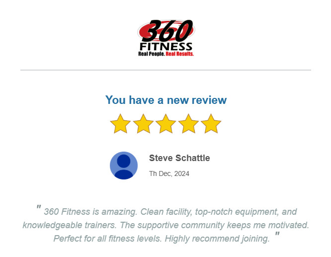 360FitnessSP's tweet image. 🌟 Congrats to Steve S.! 🎉 He smashed his #6WeekChallenge at #360Fitness: ✨ Cut 6.7% body fat ✨ Boosted strength &amp;amp; mobility ✨ Won $500 for achieving his goals!
Steve's journey is truly inspiring! 🏆
Ready for your own transformation? ➡️ 360fitness.ca/6weeks