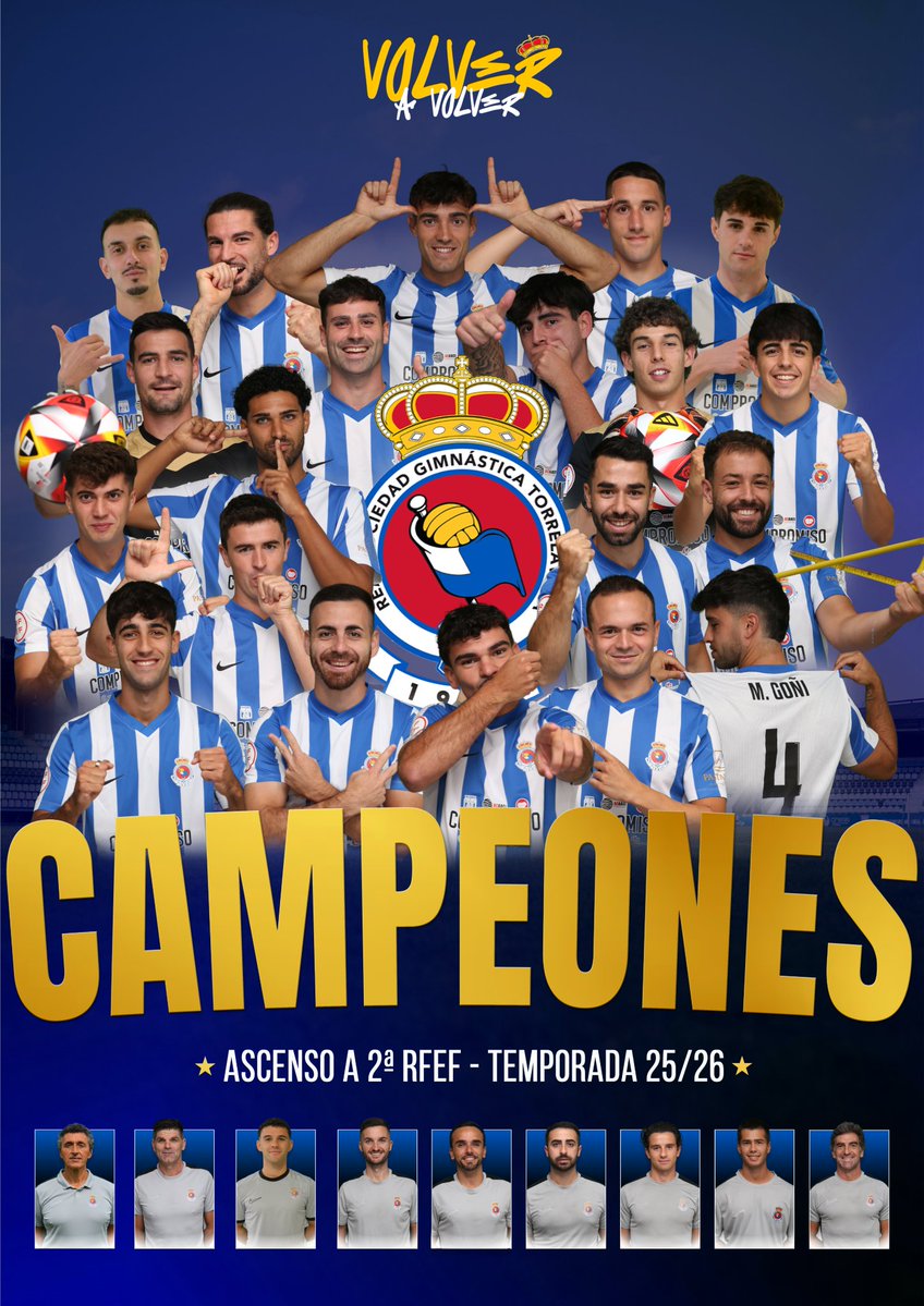 🏆 ¡SOMOS CAMPEONEEEEEEEESSSS! 🤍💙 

HEMOS VUELTOOOOO 🎉

#RSGimnástica #VolverAVolver