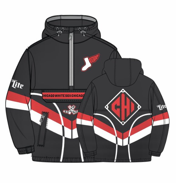 Jaimev666's tweet photo. #UIC nite at the #Chicago   #whitesox  Sat. April 25th, includes UIC zip pullover and first 15,000 get a Sox City Connect Jacket. Tickets selling fast, don’t wait till the last minute. You must buy online only at https://t.co/eoPXSunfSL https://t.co/SljgLvNg6H
