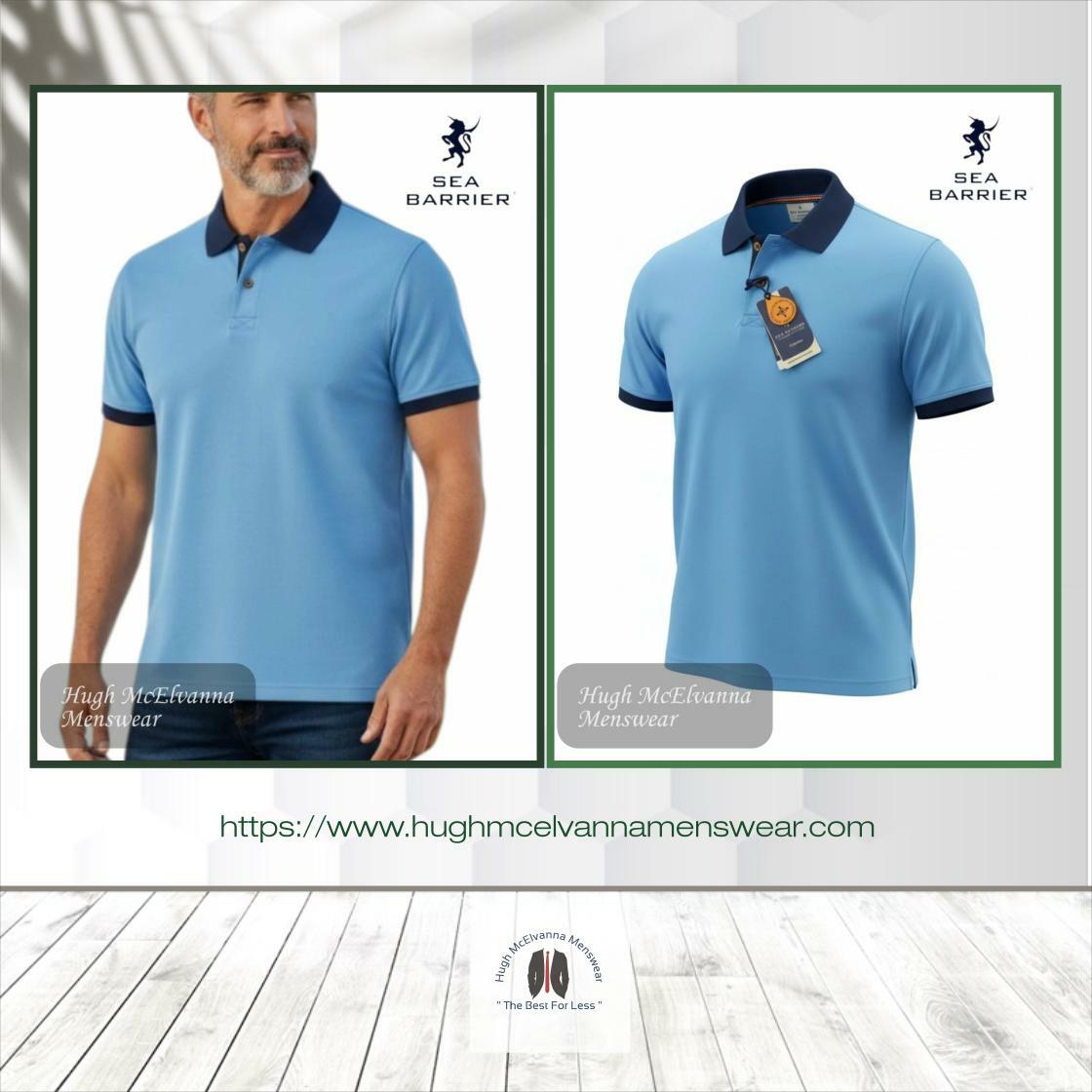 MenswearKeady's tweet image. Elevate your wardrobe with the Sea Barrier Panamera Blue Polo Shirt for just £35.00 – where style meets comfort. Discover sophisticated fashion today! #MensFashion #StyleEssentials

Shop Now hughmcelvannamenswear.com/products/sea-b…