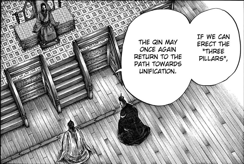 ShinMv7's tweet image. Tree Pillars??!

#Kingdom
#キングダム