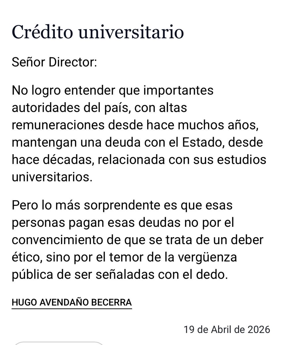 Sigo sin comprender la conducta de estas personas. Solo demuestra que no son idóneas. Es tremendamente desilusionante.