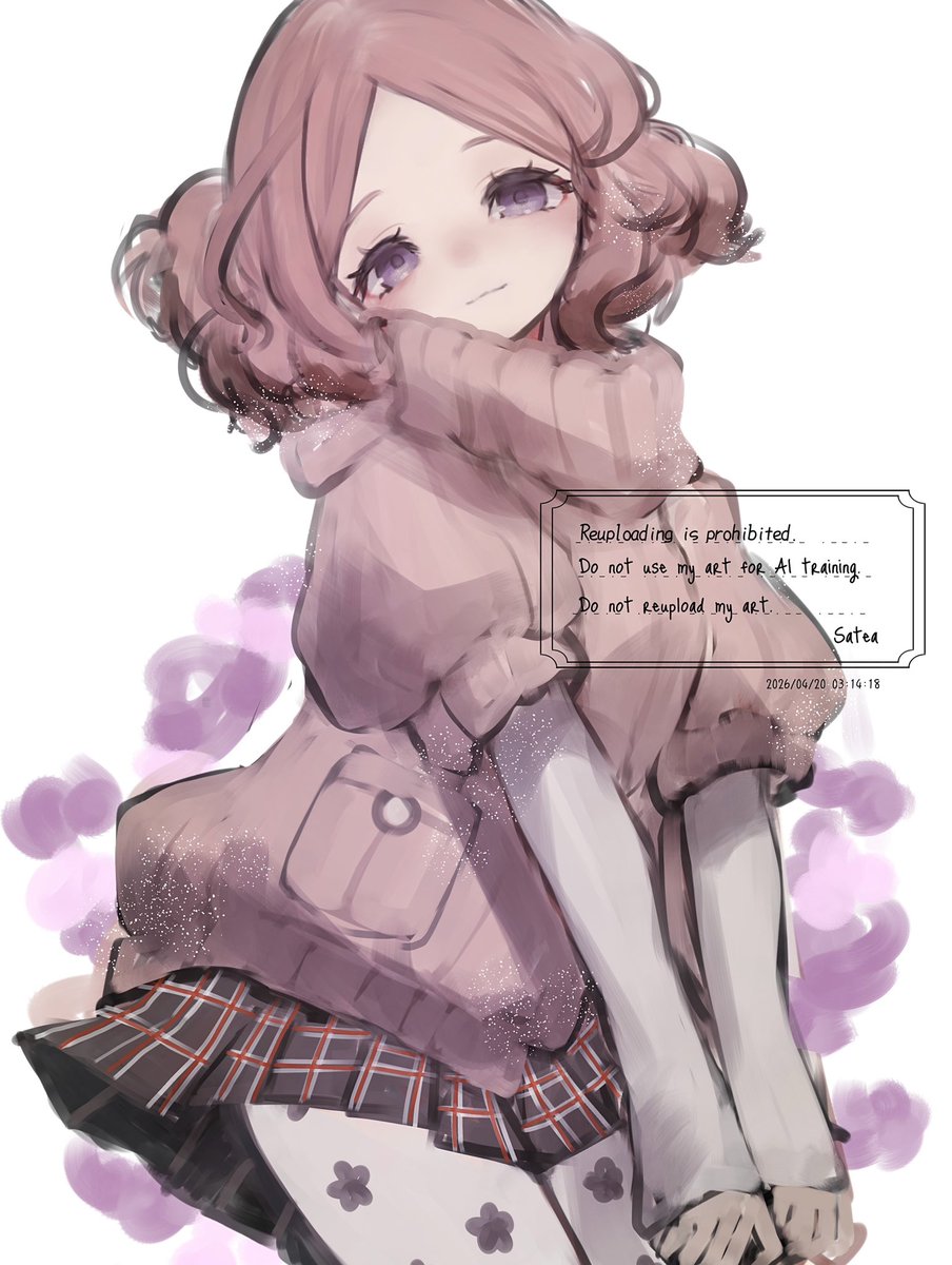 春の制服ほぼ見えないコーデすき