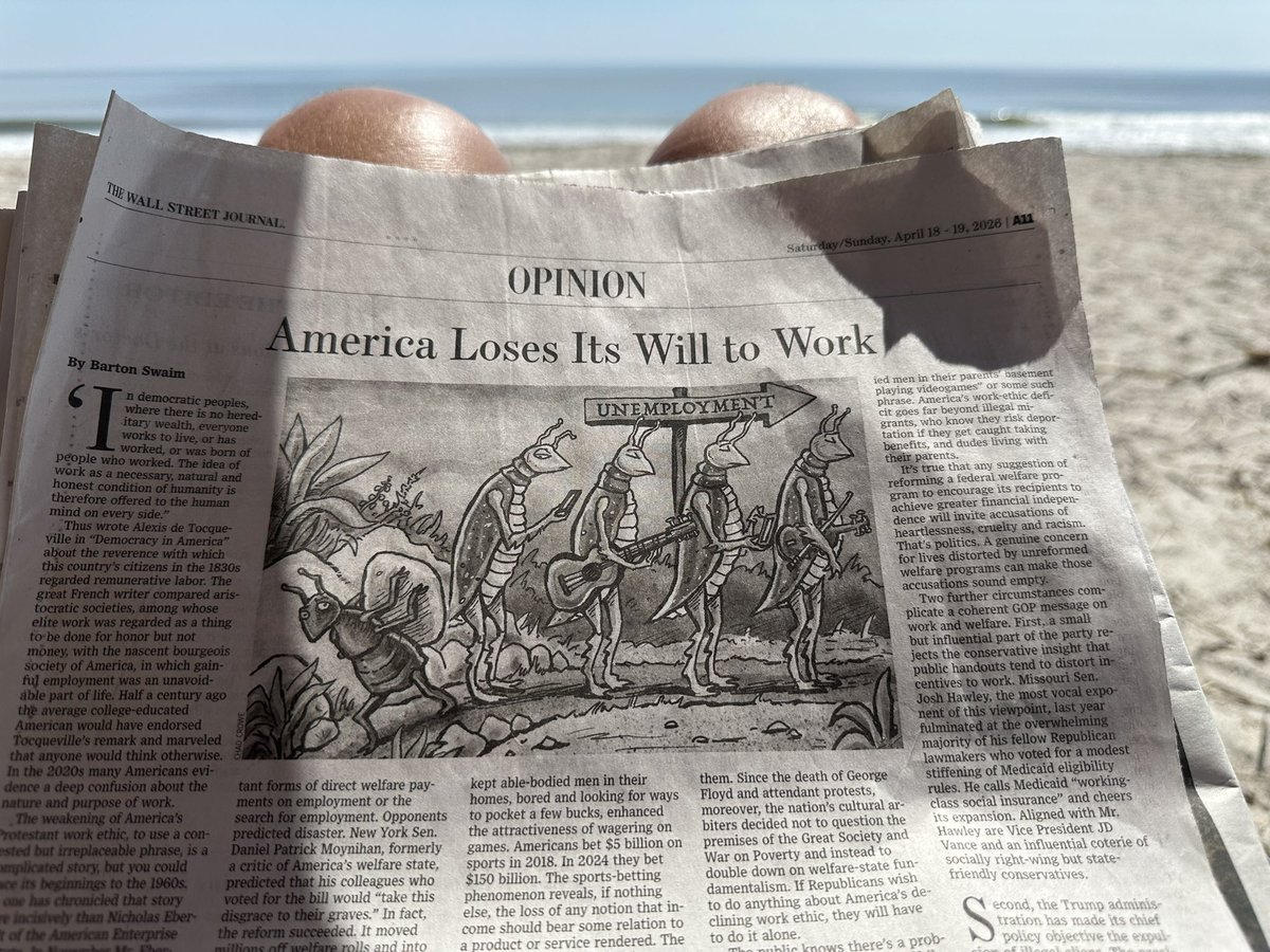 MassimoGroup's tweet image. Sunday. Beach WSJ

Article reinforces one of the many reasons success in #CRE brokerage is easier than you think. 

The bar to success is low.