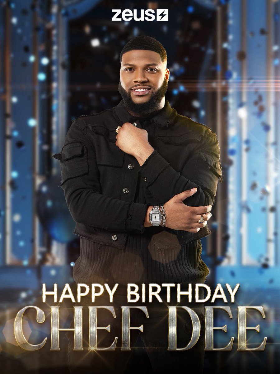 The_ZeusNetwork's tweet photo. Turn UPPP!!! 🎉🔥 It’s a BAD BOYS BIRTHDAY today!! 😜 #ChefDee another lap around the sun looking BIGGER, BETTER & MORE BLESSED!! 🥂💫 Flood the comments and show #ChefDee some LOVE with a #HappyBirthday 👇🏾 https://t.co/YLymJTOa3J