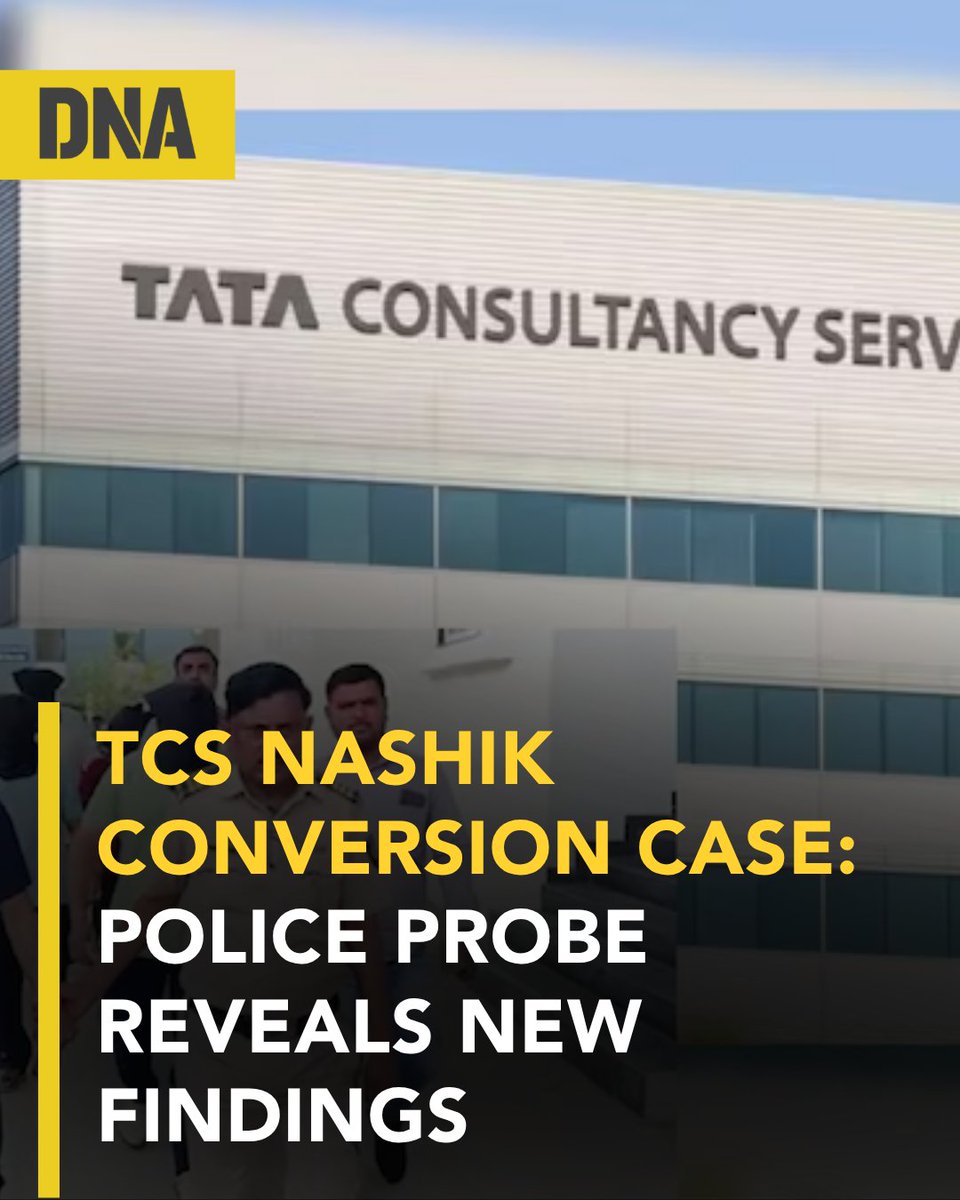 dna's tweet image. The TCS Nashik s*xual hara**ment and conversion case has been investigated with new details emerging. The accused used to stalk victims through social media.

Read here:dnaindia.com/india/report-t…

#DNAUpdates | #TCS | #Nashik | #NidaKhan