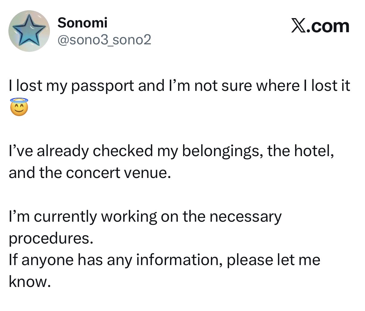 JahnehO's tweet image. Mga Kaps baka pwede natin sila matulungan. Taiwanese A’Tin Gabe lost her phone and Japanese A’TİN lost her passport. If we can share it sa other socmed apps baka sakaling makahelp tayo kawawa naman sila. Thank you mga kap. 🙏💙

#atin #sb19 #everyone #ppop #foryou
