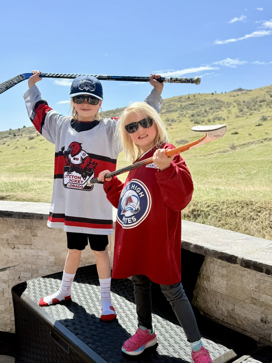 wndbrkrclffs's tweet image. Finnigan’s back and brought Addison this year.  The second season begins today! #goavsgo #ALLIN #AltitudeChat  @hoosierjm26 @RycroftMark