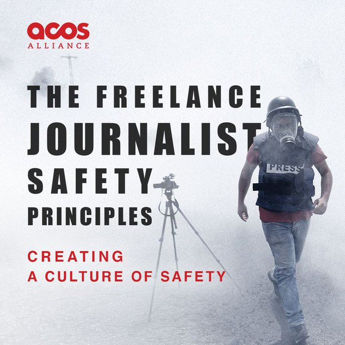 gijnAfrica's tweet photo. Safety matters for all journalists – not only those reporting from conflict zones.

The Freelance Journalist Safety Principles (@ACOSalliance) offer practical standards to help editors and freelancers collaborate more safely.

📘 Learn more and download: https://t.co/Bc6fkg8B02 https://t.co/mljEQR7ykI