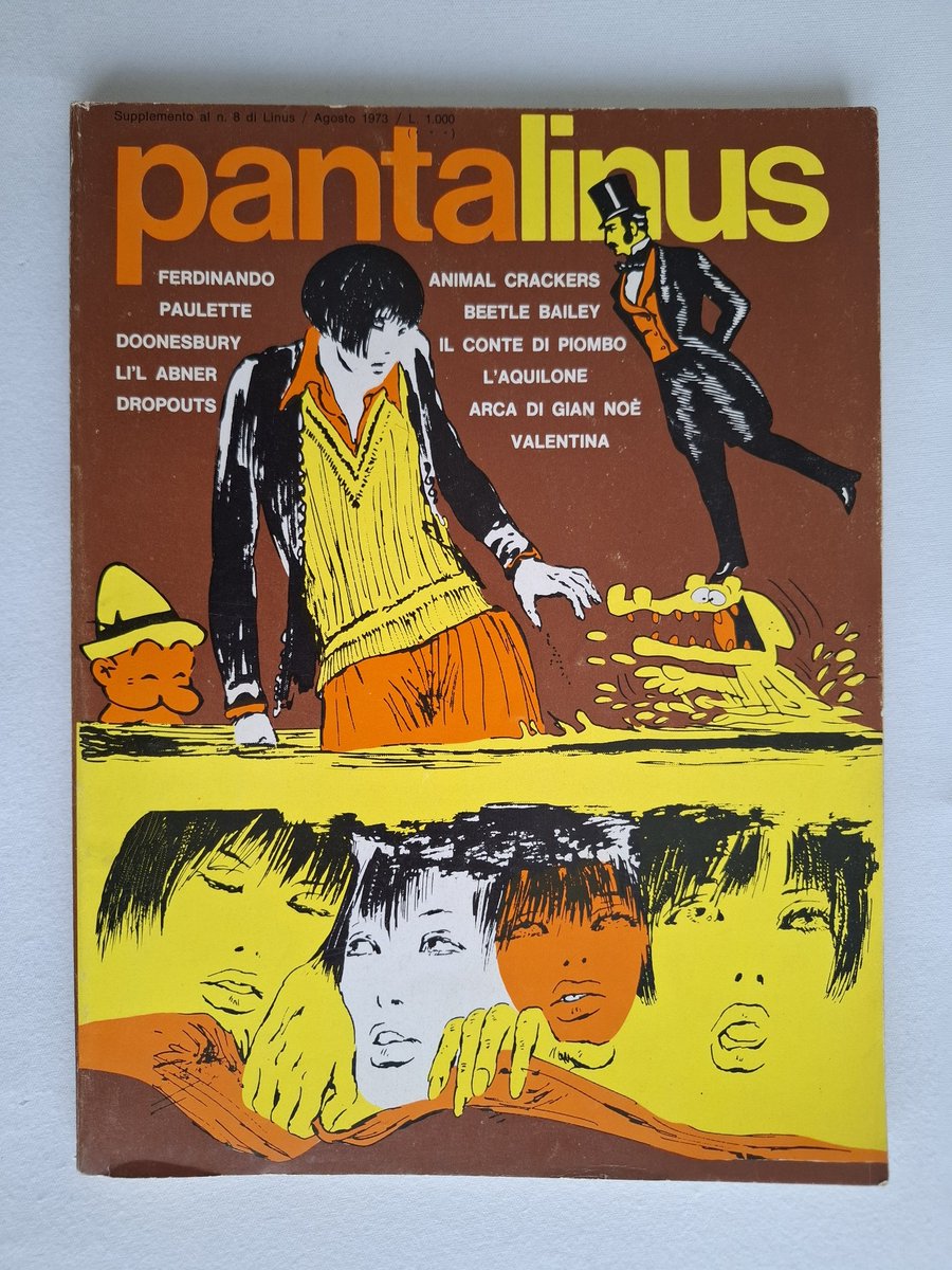 AmraSeldon's tweet image. Un fumetto ogni sera...

Pantalinus
Supplemento al n. 8 di Linus
Milano Libri Edizioni, Agosto 1973

Guido Crepax, Howard Post, Tullio Pericoli, Giovanni Pascoli, Mort Walker, Al Capp, Mik, Hector Sapia, Rog Bollen, Georges Wolinski, Georges Pichard...

#ElsMeusComics 
#Fumetti