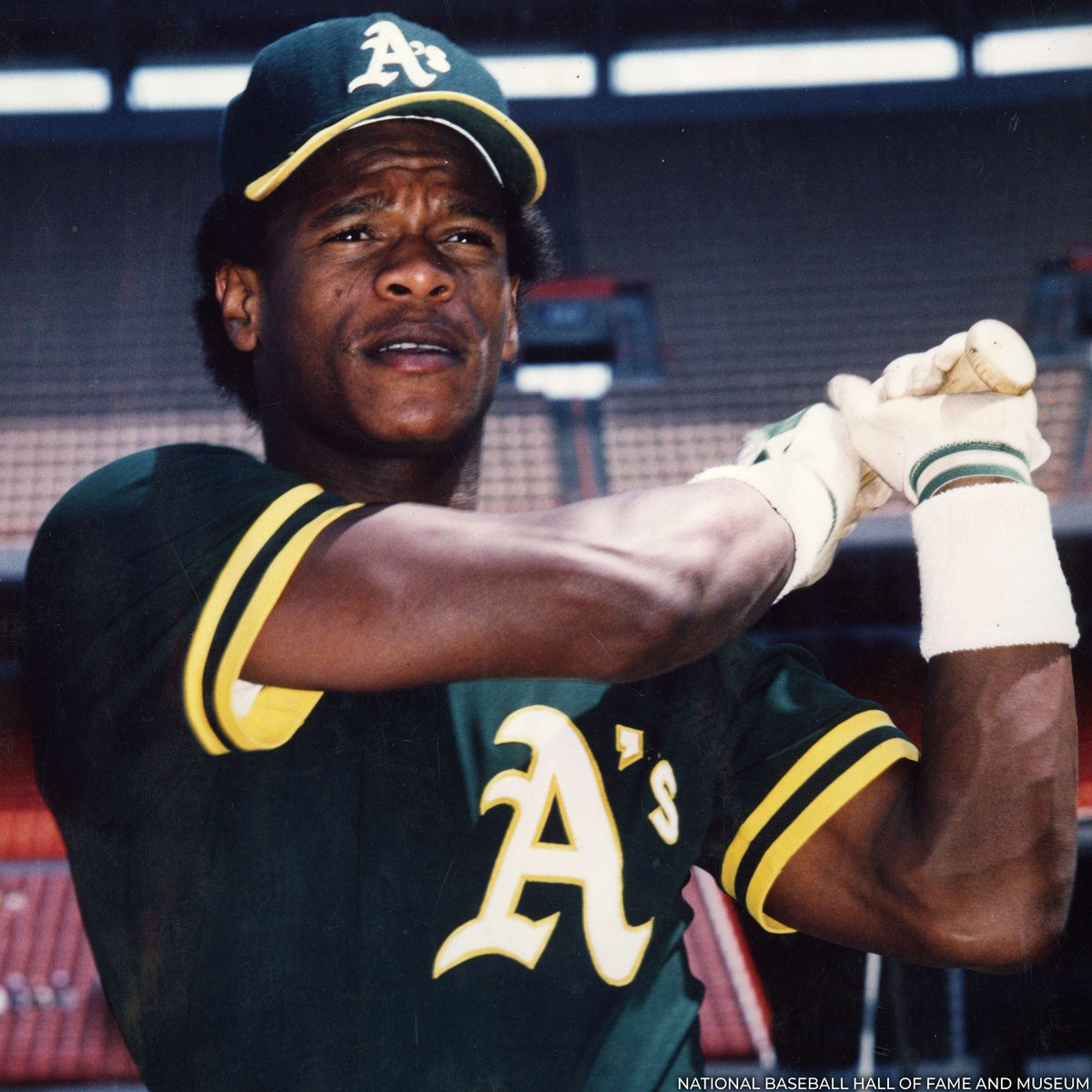 baseballhall's tweet image. It’s always a good thing to have Rickey Henderson on your squad – but especially when you’re trying to extend a 10-game win streak.

The Hall of Famer helped the @Athletics win their 11th straight game with a pair of RBIs #OTD in 1981. ow.ly/keL850YMju5