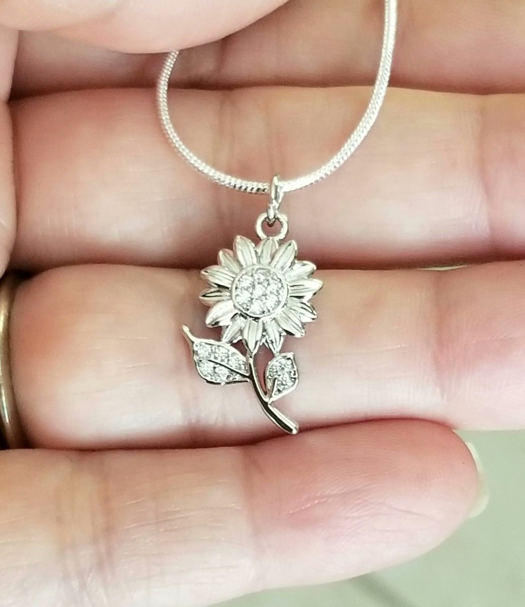 TrendingNowGift's tweet image. Sterling Silver Crystal Sunflower Pendant Necklace #jewelry #necklace #sunflower #sunflowers #sunflowernecklace #silvernecklace #summerjewelry #boho #bohemian #wedding #bridal #handmadeearrings #Mothersdaygift
 etsy.me/3UbYj57 via @Etsy