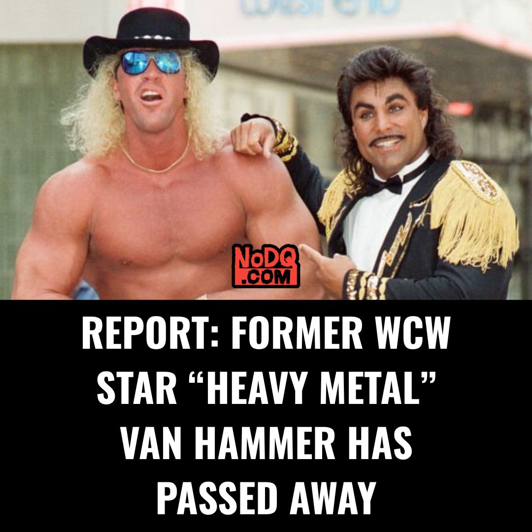nodqdotcom's tweet image. Report: Former WCW star “Heavy Metal” Van Hammer has passed away nodq.com/news/report-fo…