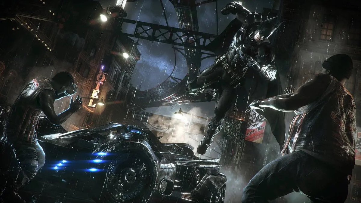ShadePJ's tweet photo. @Be_AmazedCBM I’m sorry Spidey, but Batman Arkham Knight clears…

Combat, challenges, stealth, Gotham city vibes, and gameplay mechanics. Arkham Knight just takes it https://t.co/bhKwOQs1Yl