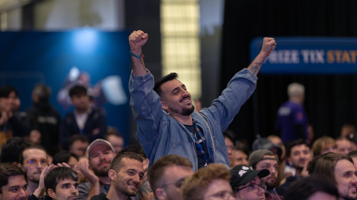 riftboundop's tweet photo. A final NO ONE predicted...and a crowd who is loving every second of it. THE GRAND FINAL IS NEXT #RQLille

Azir ⚔️ Master Yi https://t.co/m2AQfjXFjZ