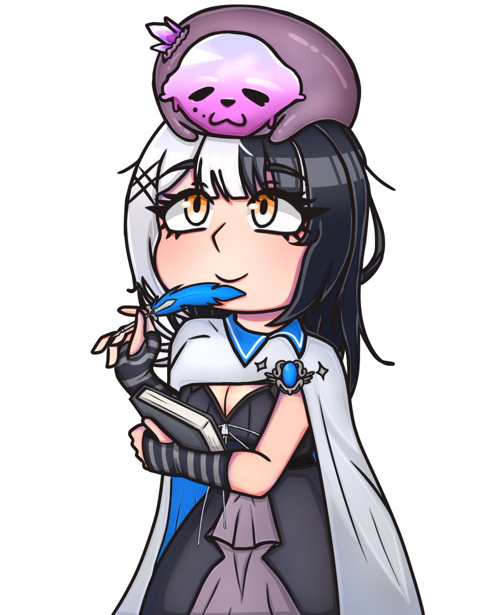 OrangeStar09's tweet image. A certain rat may have custody but baby Khaos is not forgotten.
#ShiorinSketch #ENreco #Repost