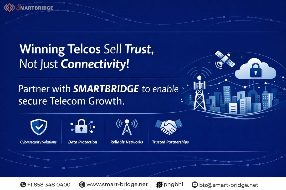 SmartbridgeTra1's tweet photo. 𝐆𝐞𝐭 𝐢𝐧 𝐭𝐨𝐮𝐜𝐡 𝐰𝐢𝐭𝐡 𝐮𝐬 𝐭𝐨 𝐤𝐧𝐨𝐰 𝐦𝐨𝐫𝐞!

#ConnectwithMNOs #ConnectwithCPaas #ConnectwithEnterprises #smsagrregators #SmartbridgeKonnexions https://t.co/qyXOa2c9lv