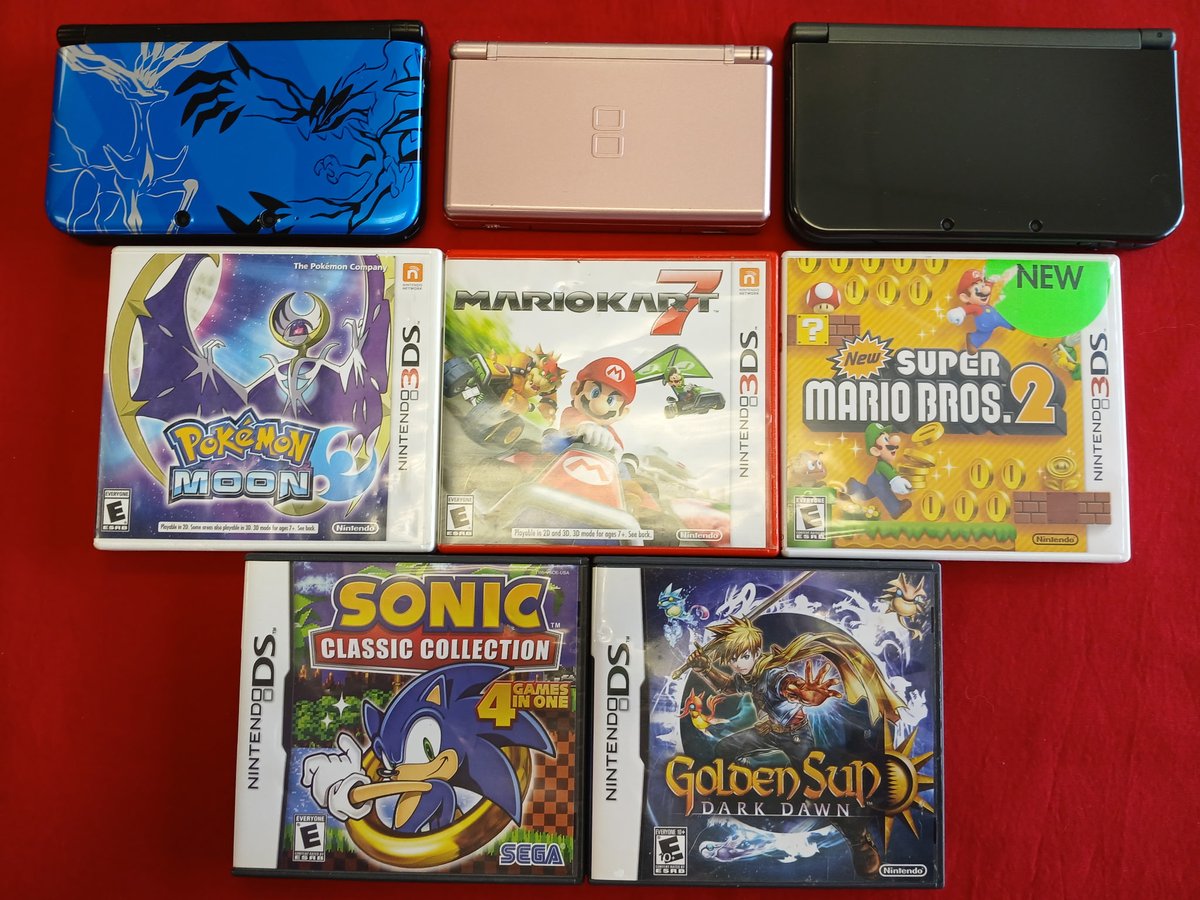 BigRedsRetroGmz's tweet image. Folks always be losing their minds over the handheld stuff. If that sounds like you, then you'd better grab a straitjacket because it's crazy time!

#Nintendo #DS #NintendoDS #3DS #GBA #GameboyAdvance #Pokémon #Metroid #Mario #MarioKart #AnimalCrossing #PhysicalMedia #RetroGaming