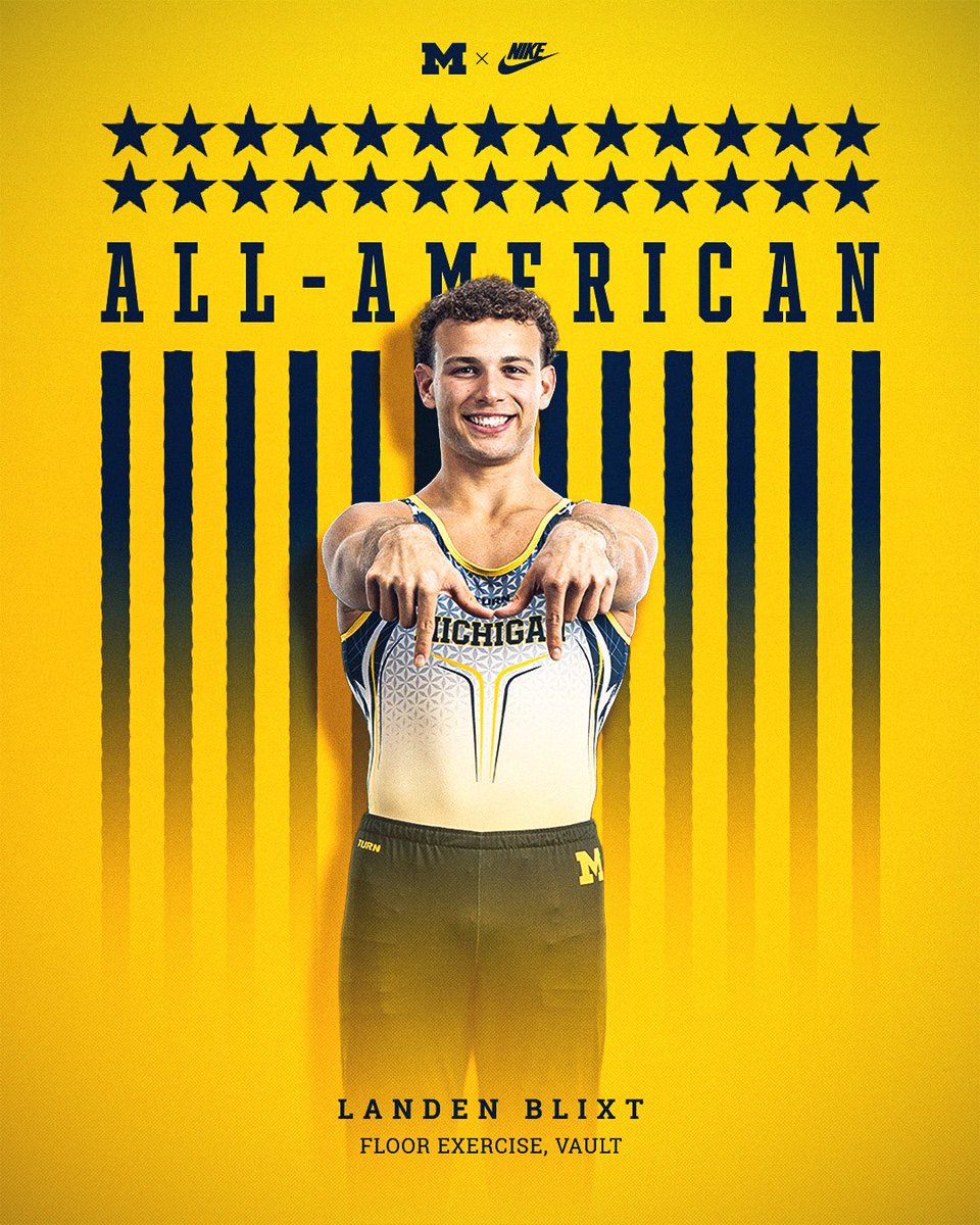 UMichGym's tweet image. Congrats to our SIX All-Americans! #GoBlue〽️