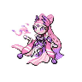 PinkPalkia's tweet photo. Made a new sprite~ Pretty in pink and purple. Also another reference sprite I'm trying to pass as a main.

#meloetta #gorebyss #pokemonart #pinkart https://t.co/JaJEracZum