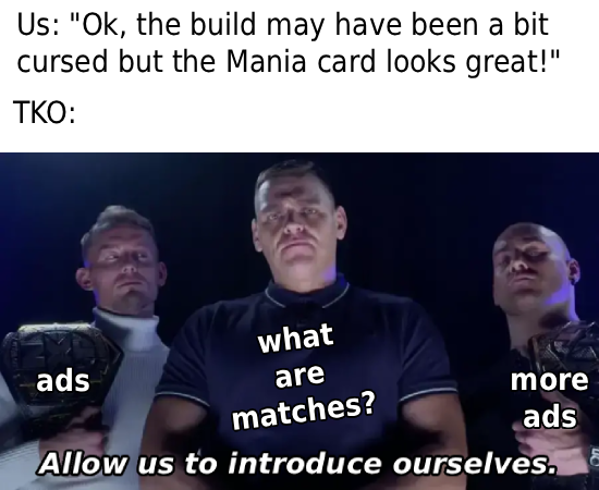 senjanzi's tweet photo. Meme #43, because some things are so tragic you can only laugh helplessly at them.

Are you enjoying the show? https://t.co/N9pIw2Zxhm