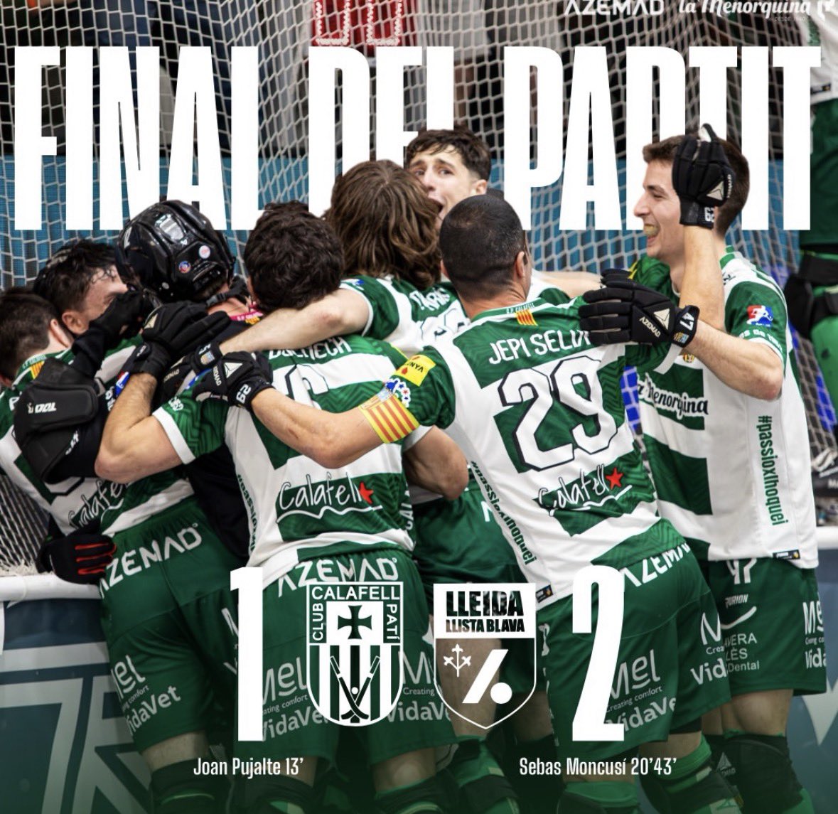 cpcalafell's tweet photo. 🏒 Hem Iluitat fins al final, ho hem donat tot a la pista i hem competit com l'equip  som. Però aquesta vegada la final de la WSE Cup s'escapa.
Orgull immens d'aquest equip, del camí fet i d tota l'afició q ens ha acompanyat i empès fins
a l'últim segon
Felicitats @LleidaLlista https://t.co/faq6XIklqn