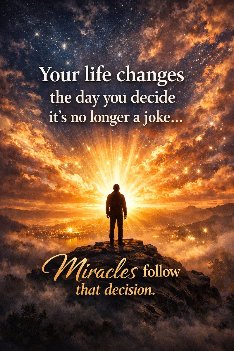 When you get serious about your life, miracles stop being rare, they become real.