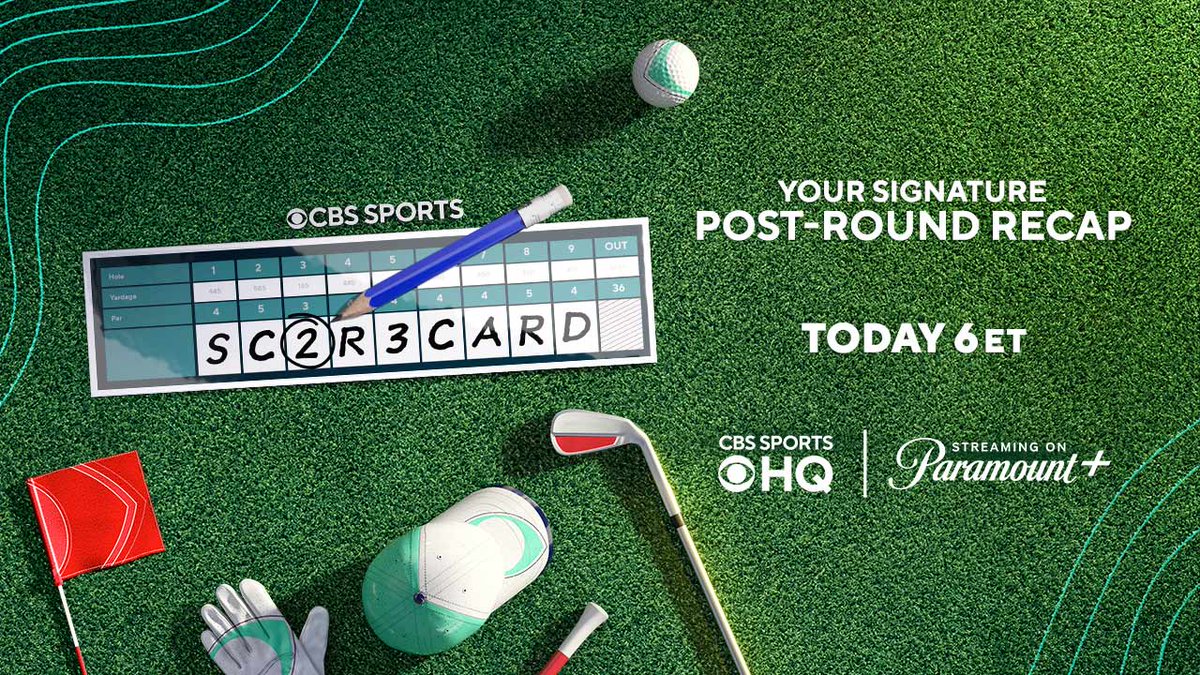 Golf on CBS ⛳ tweet media