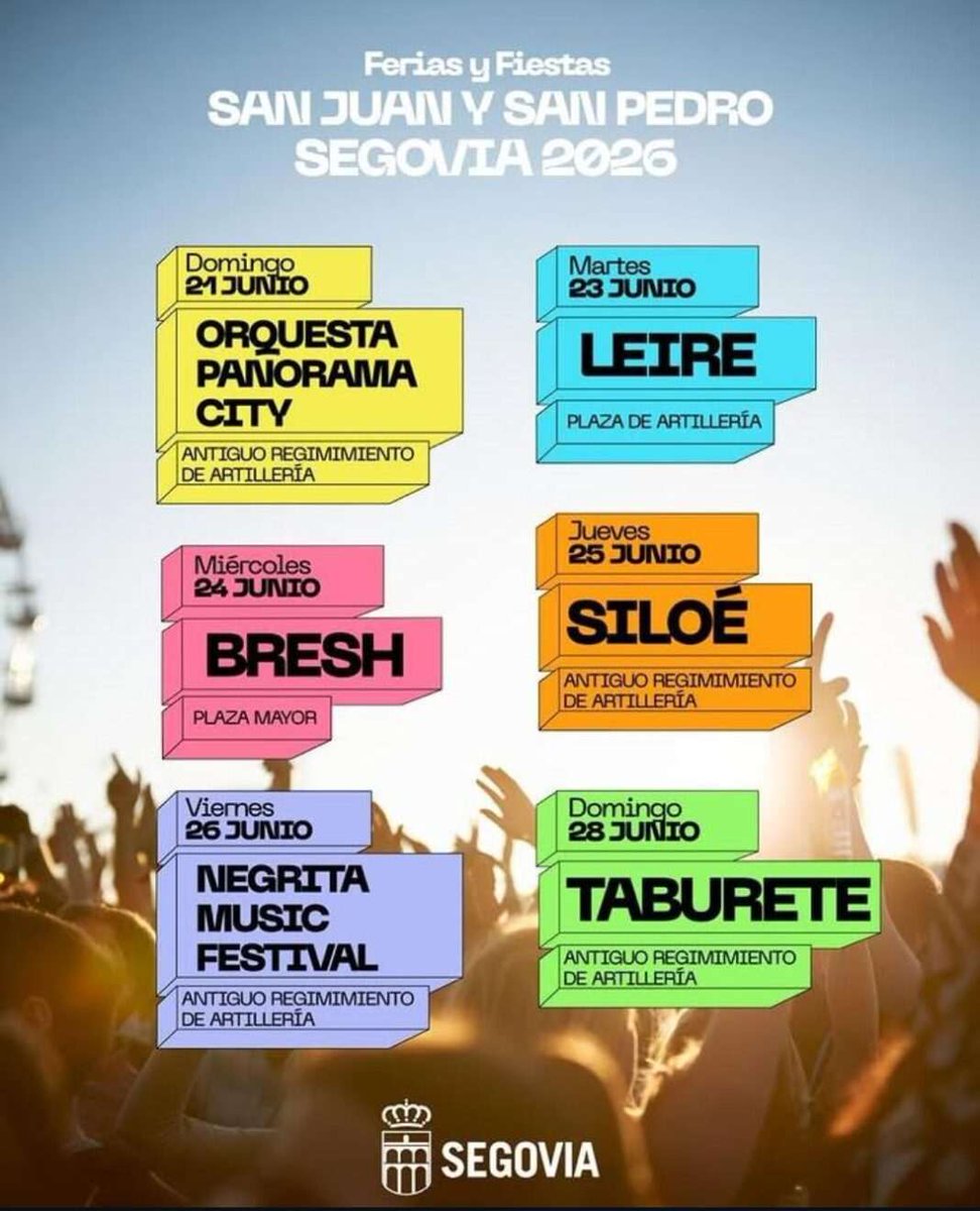 jero22ind's tweet image. #Noticias. Conciertos de las Fiestas de San Juan y San Pedro en Segovia en junio del 2026

j-musind.blogspot.com/2026/04/fiesta…