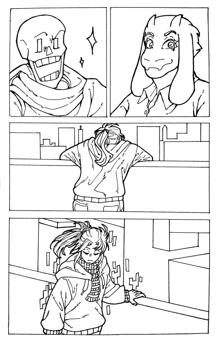 Rodolfator's tweet image. "Murderfile" pág extra #2 - Flasback de MSans (wip)

#murderfile #undertale #undertaleau