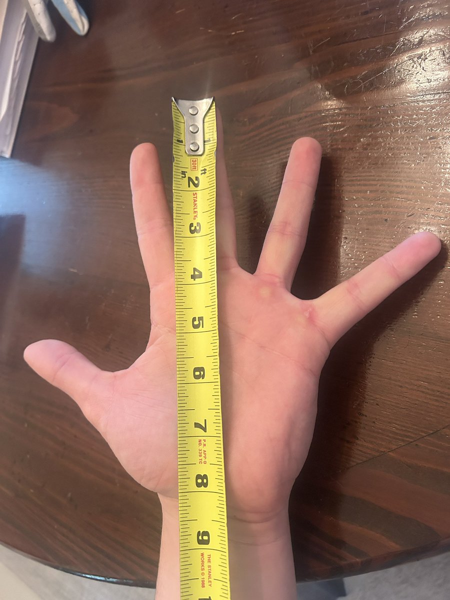 StepanKelly19's tweet photo. Offseason Gains

6’4 📏
78 in Wingspan 
220 lbs 🪨
8.5 in Hand
@CoachAJThompson @PRZcory @garnet_football https://t.co/FLYvWCLjQd