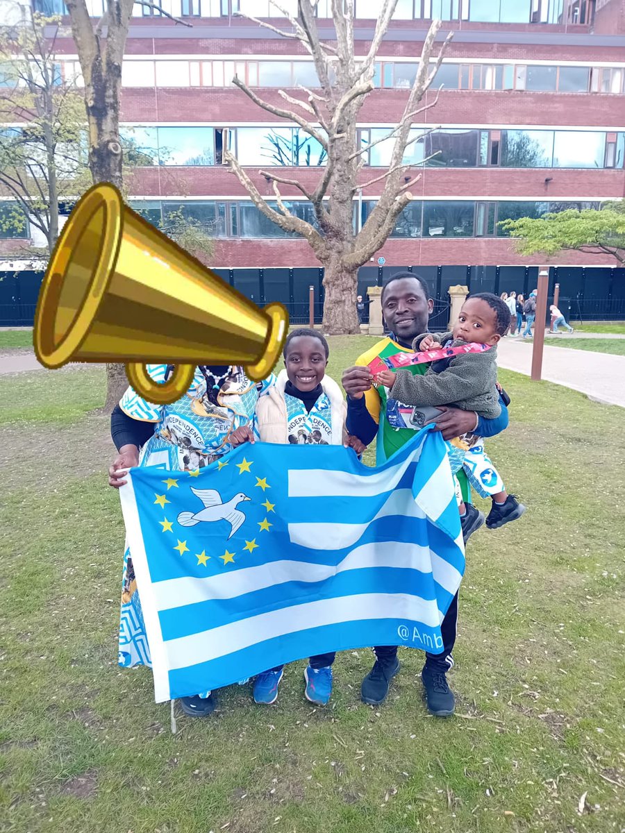 KFombat's tweet photo. #ManchesterMarathon2026 it was another opportunity to showcase the colours of #Ambazonia in today's 26.2 miles challenge. @realDonaldTrump deals with Paul  Biya won't stop us. #Ambazonia's Freedom cannot be Compromised @10DowningStreet @TiborPNagyJr @CNN @Pontifex @PolitlcsUK https://t.co/1xP1bYTFVH