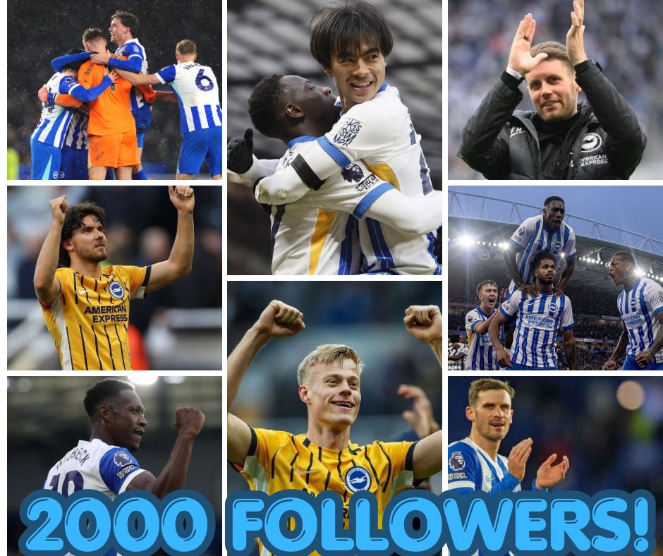 AndrewJames1901's tweet image. A couple of days ago I hit 2️⃣0️⃣0️⃣0️⃣ followers! 🫶🏻💙🤍

I’m extremely grateful to all of you, thank you for all your support it truly means the world to me! 🙏🏻💙

#Brighton #BHAFC