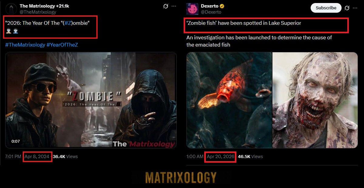 TheMatrixology's tweet image. "2026: The Year Of The #Zombie" - @22_Savage22 
__

#TheMatrixology