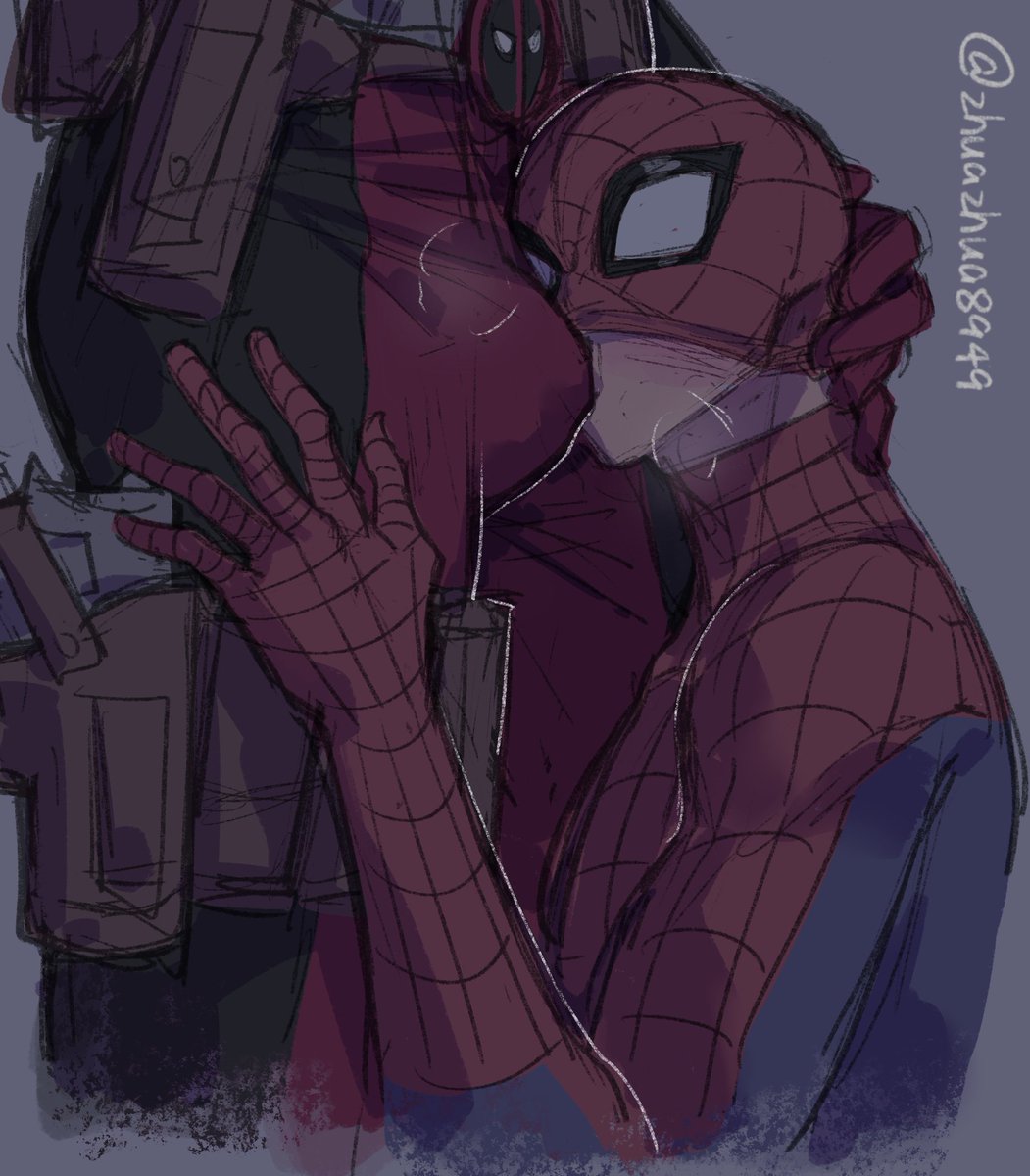 zhuazhua8949's tweet photo. No nudity but NSFW
#spideypool https://t.co/B6OHE3TNXp