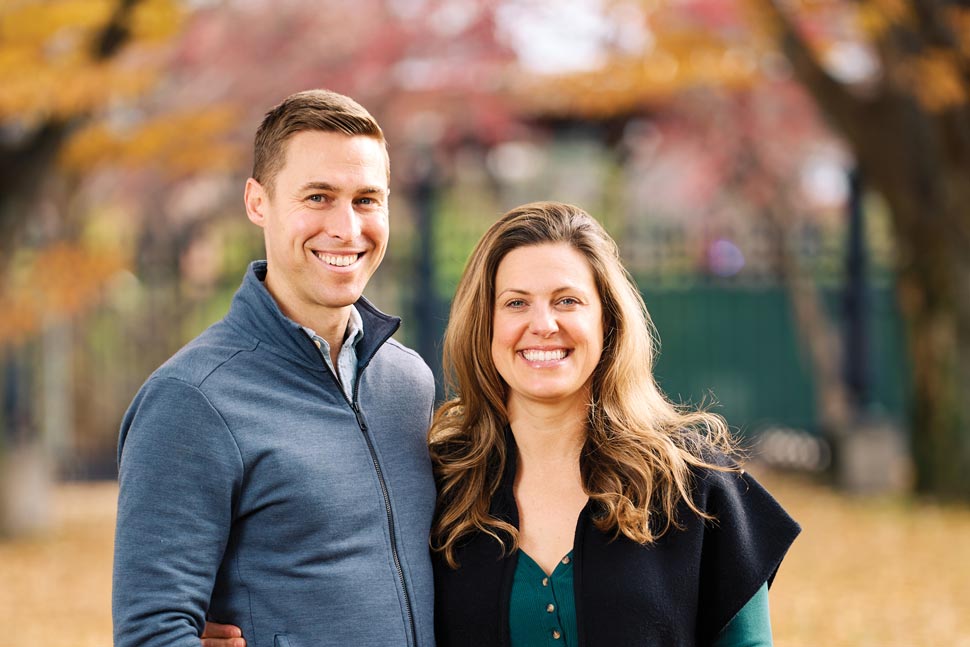 BostonCollege's tweet photo. Boston Marathon bombing survivors Patrick Downes ‘05 and Jessica Kensky joined Boston Public Radio to talk about their new rescue dog Mikey, their children's book, the BC Strong Scholarship, and more. 

🎥 WATCH: https://t.co/Et0TYlLOA6 https://t.co/FabFIbWw39