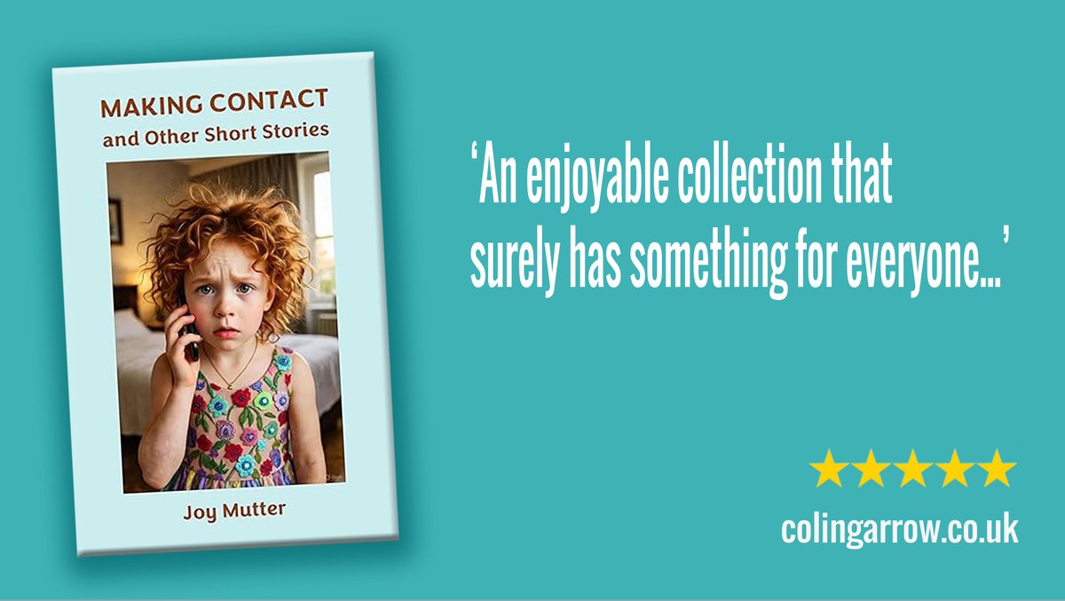 colingarrow's tweet image. 'Making Contact and Other Short Stories' by Joy Mutter
'An enjoyable collection that surely has something for everyone...'
buff.ly/En42V8Z
#shortstories