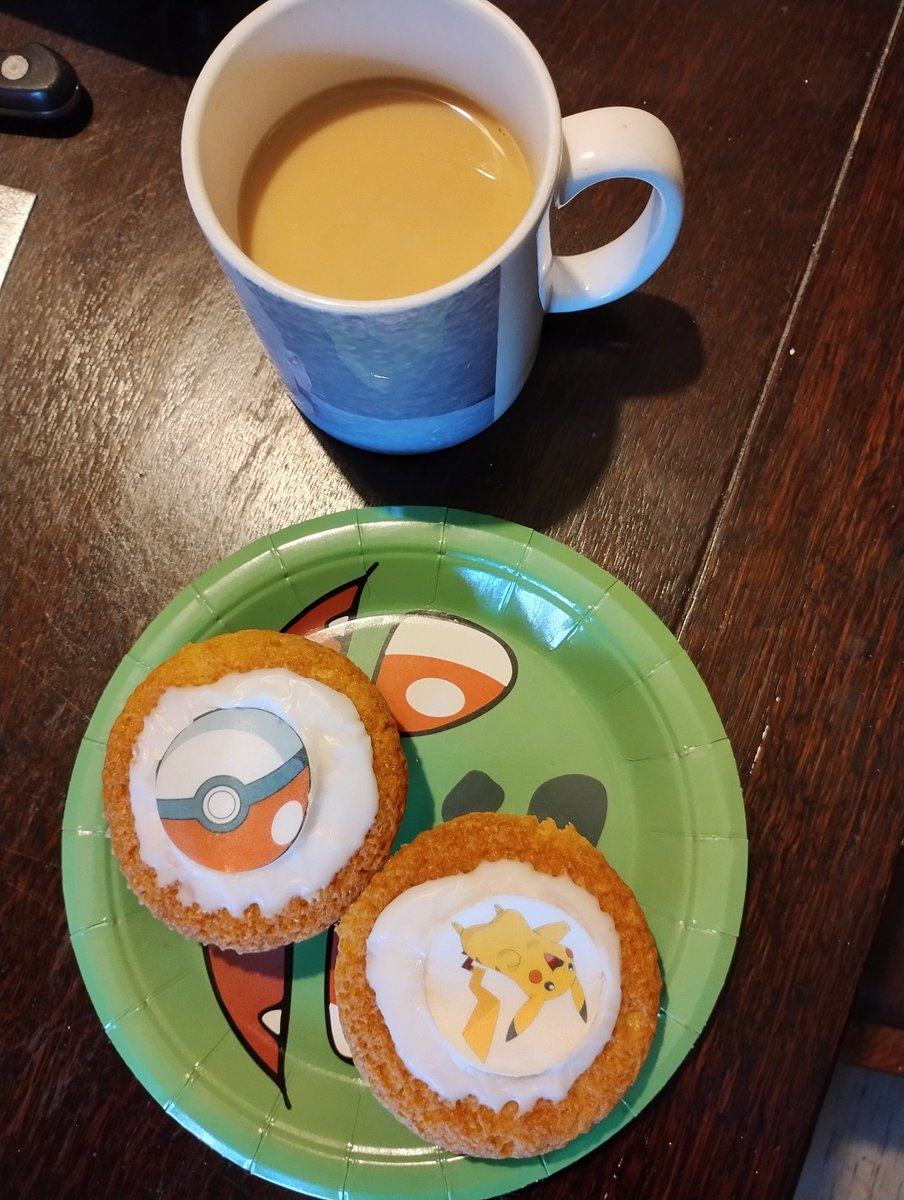 EmperorCJ2023's tweet image. My #Pokemon #cupcakes for my #birthday. #happybirthday #teaparty