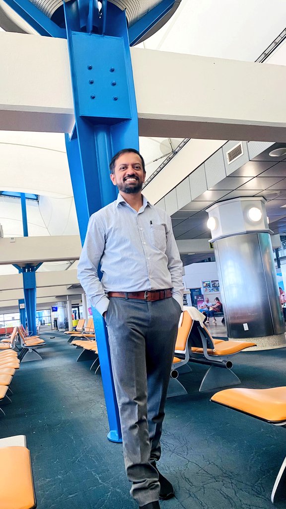 Azam_Shaddy's tweet image. 16 Apr’26 Thursday 
Took boarding pass from InterCaribbean Airlines, waited in the lounge, and 📸 time 
#GND_351 #Barbados #Lounge #GIF #GrantleyAdams #Airport #Me #Myself(10/n)