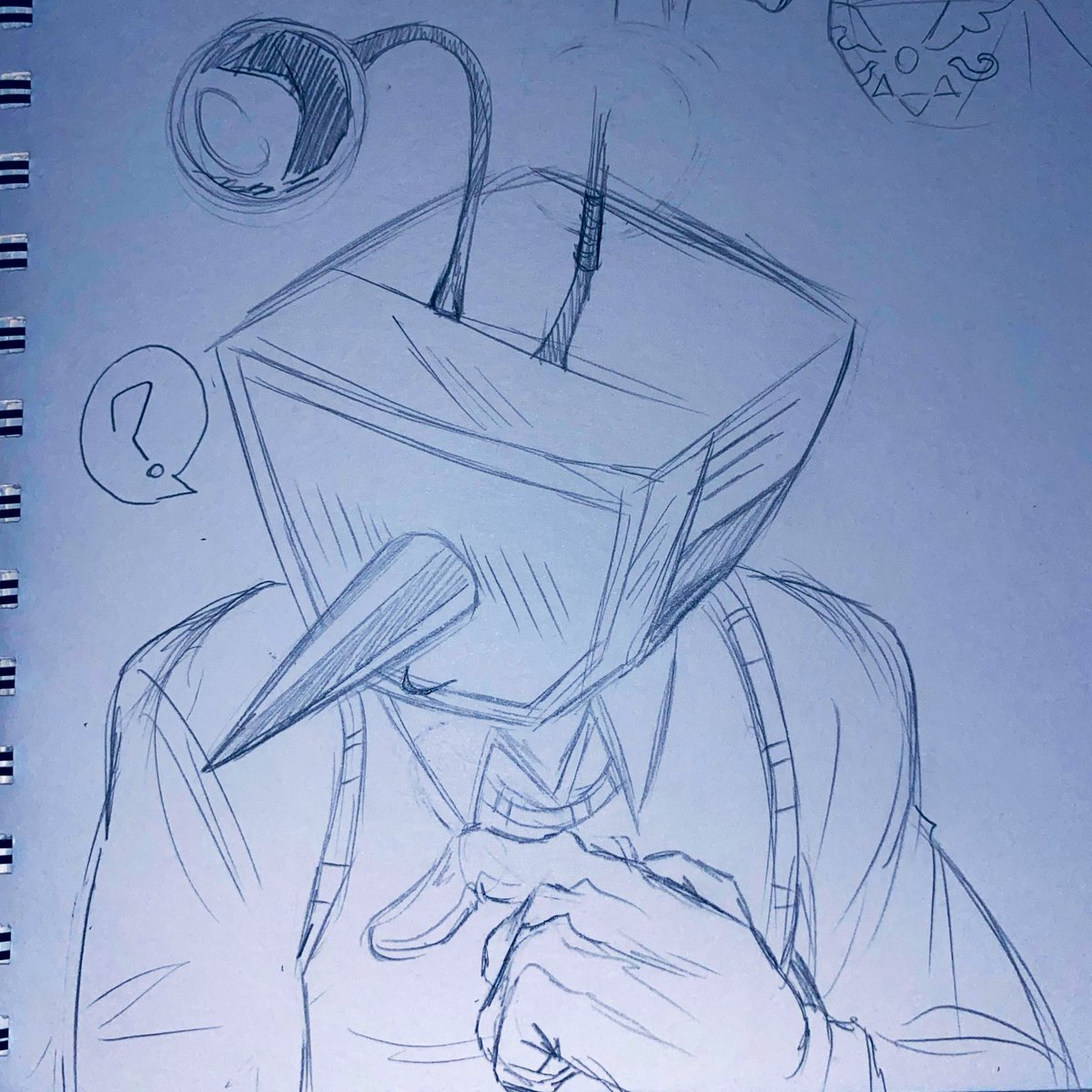 nyxpheros's tweet photo. some sketches I drew traditionally since my creative juices have not been flowing much lately. 
#deltarune #tenna #mranttenna https://t.co/awKe6bEFsH