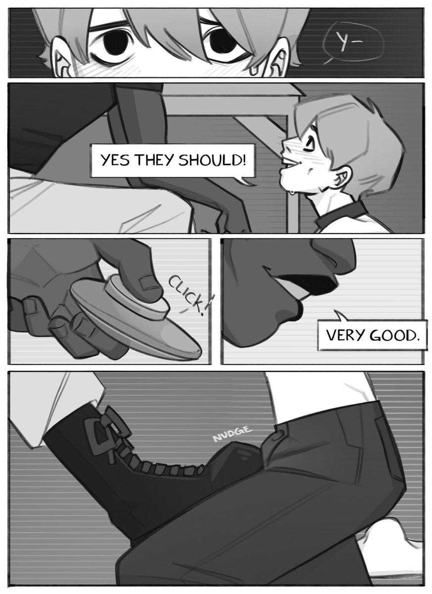 vc_hydro's tweet image. [AUDUBON] 🐶‘Pavlov’s Doggie’🛎️ (1/2) #comic #nsfwart