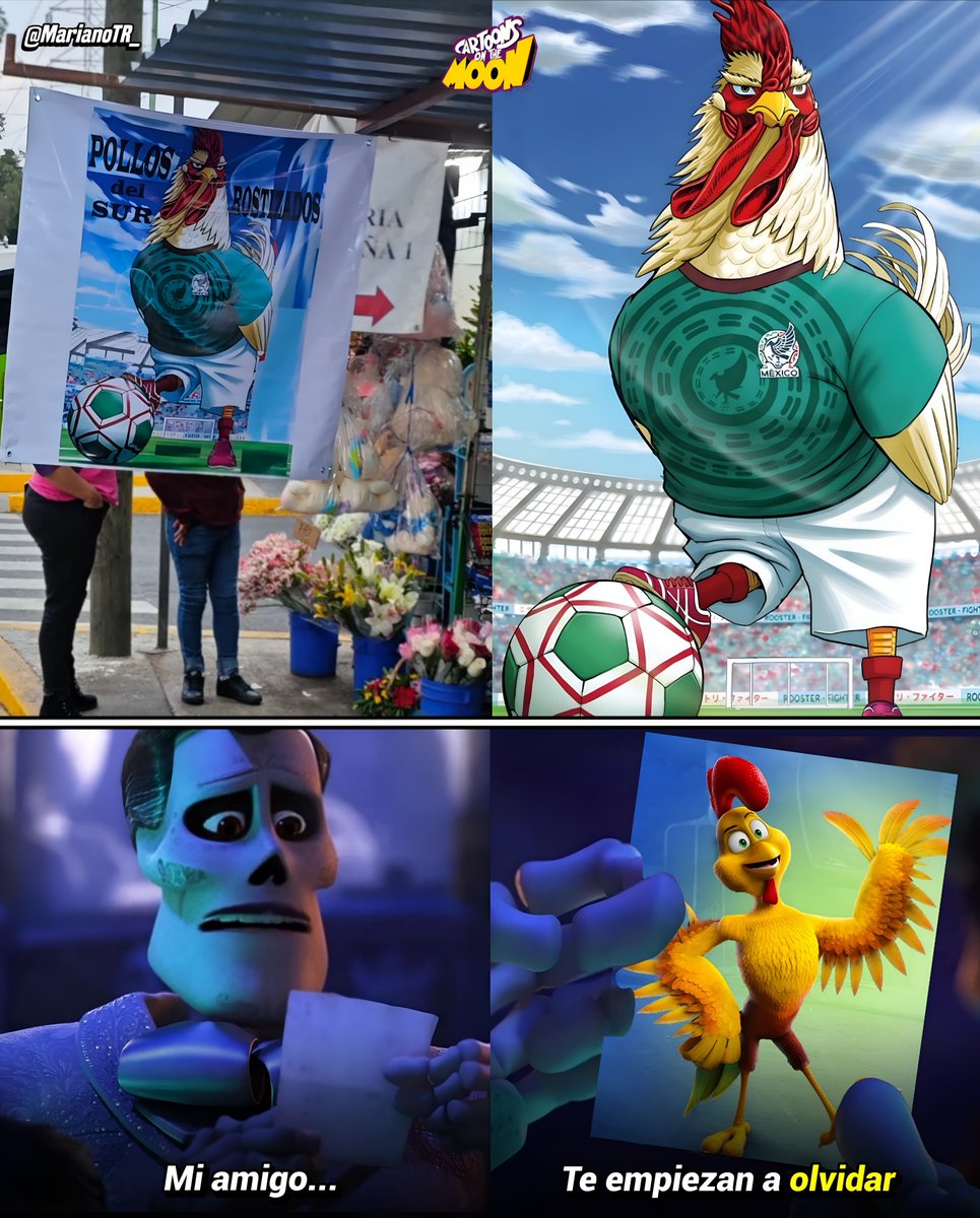 Un fan descubrió una rosticería usando la portada exclusiva para México de Rooster Fighter