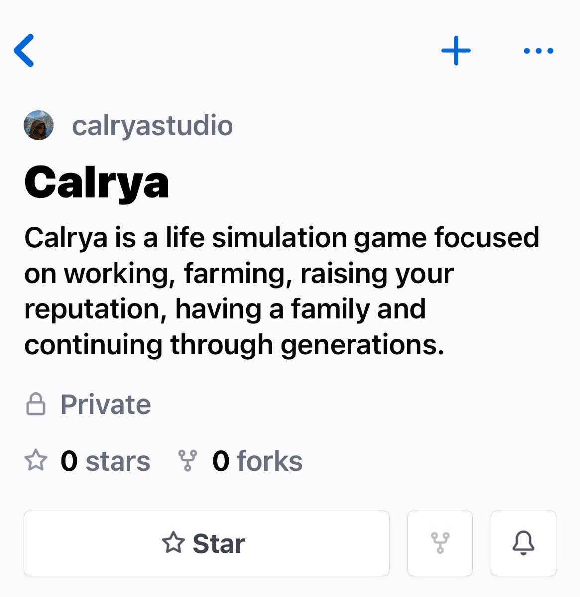 calryastudios's tweet image. Finally uploaded my game file to GitHub. It’s been a while since I used it - but it’s easier than I thought. 

We are also progressing with our prototype! We will be working on the job system this week😊!

#gamedev #gamedevelopment #indiegames #indiegamedev #github #coding