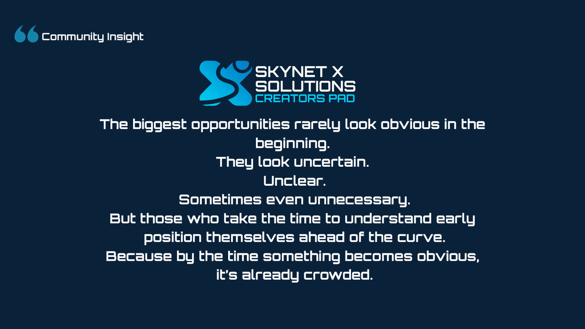 SNXS_ae's tweet photo. Early moves don’t look impressive, they look different.
That’s where the advantage begins.
#SNXS #EarlyMoves #ThinkAhead https://t.co/R24SGA3lCV
