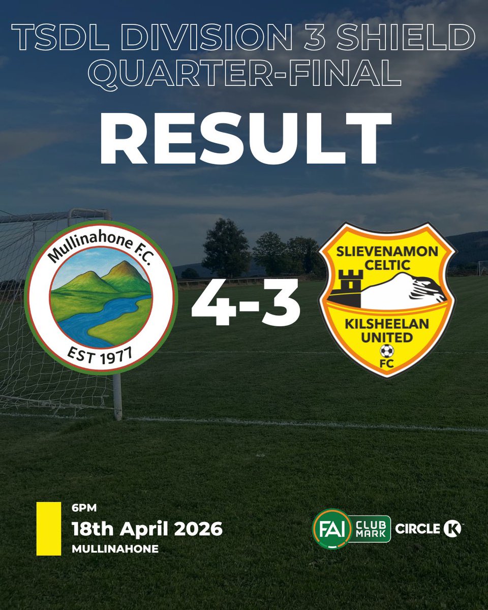 Slievenamon Celtic Kilsheelan United FC tweet media