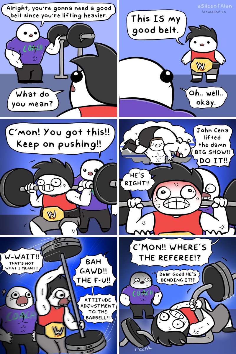 ASliceofAlan's tweet photo. Gym Belt https://t.co/W5qgSdnw0b