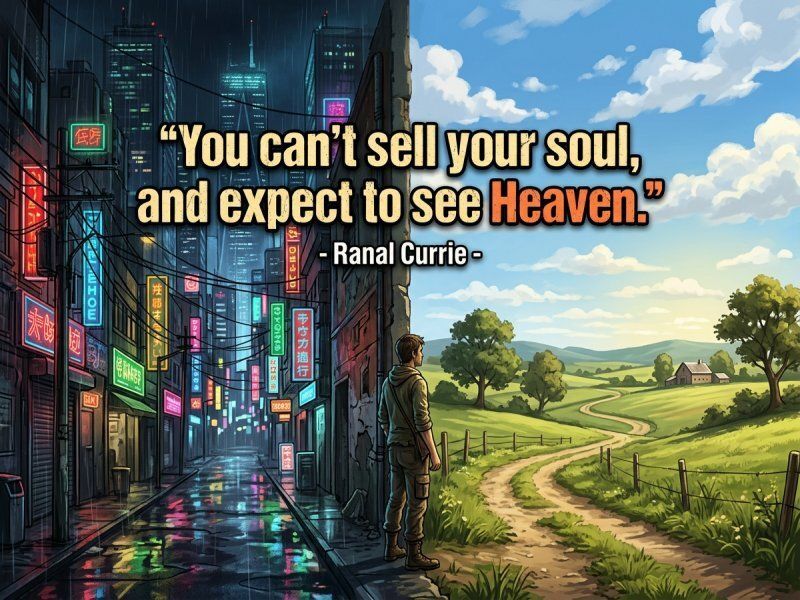 Ranal55's tweet image. You can't sell your soul, and expect to see Heaven.
 
#quote #quotesmith55 #soul #SundaySpirit