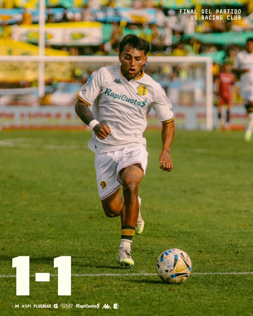 Aldosivismo_'s tweet photo. Final del partido.

Aldosivi 1-1 Racing 

⚽️ 43’ Felipe Anso

Por la fecha 15 del Torneo Apertura, el “Tiburón” igualó ante Racing y sigue sin poder ganar en el 2026.

🔜 Próximo partido: River (V)

#VamosTiburón 🦈 https://t.co/if6GlMXcbI