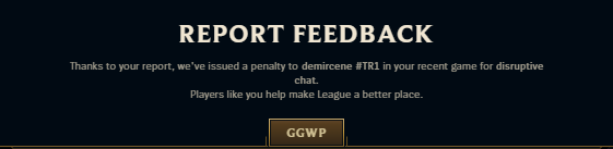 Yeah, because the only problem the player in question had was "disruptive chat"...